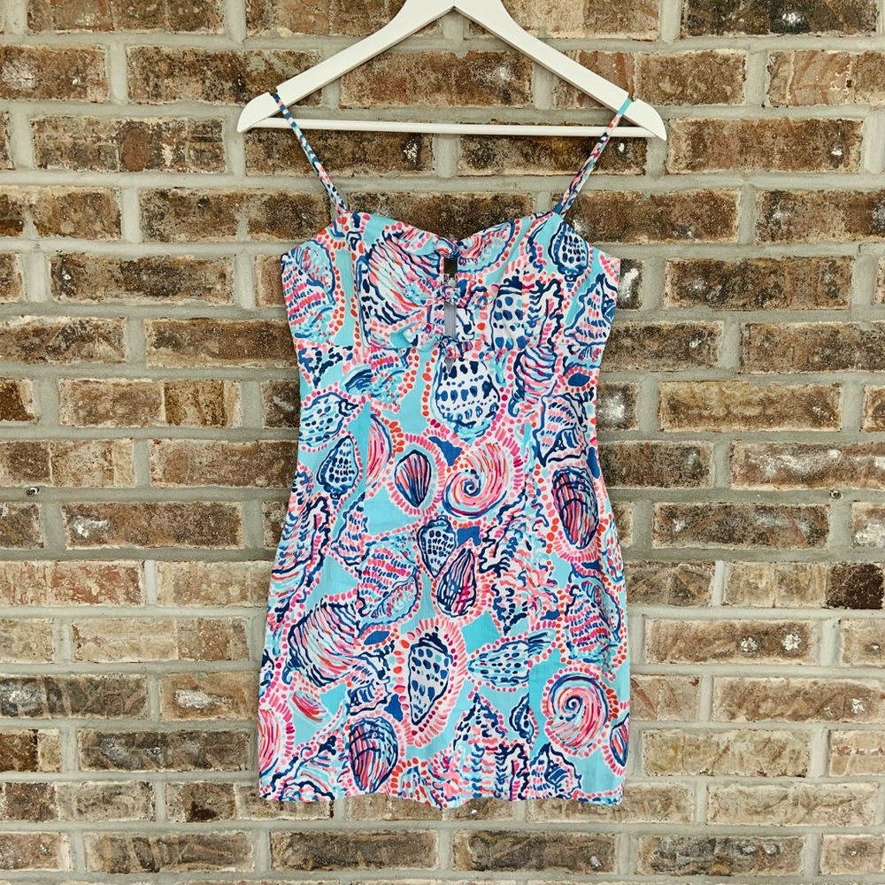 Lilly Pulitzer Petra Shell Me About It Dress Size 0 - Picture 2 of 9